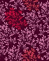 Red pattern with delicate twigs vector