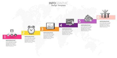 Infographic timeline elements for content, diagram, flowchart, steps, parts, timeline, workflow, chart. vector