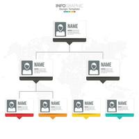 Business circle infographic elements with 4 options or steps. vector