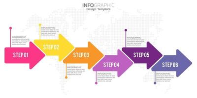 Infographic timeline elements for content, diagram, flowchart, steps, parts, timeline, workflow, chart. vector