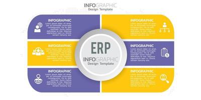 elementos infográficos para contenido, diagrama, diagrama de flujo, pasos, partes, línea de tiempo, flujo de trabajo, gráfico. vector