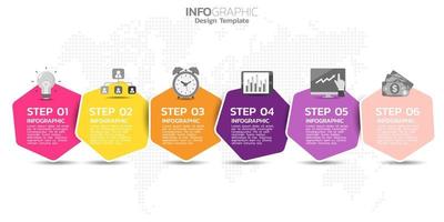 elementos infográficos de línea de tiempo para contenido, diagrama, diagrama de flujo, pasos, partes, línea de tiempo, flujo de trabajo, gráfico. vector