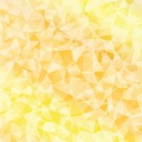 Vector geometrical background with triangles. Yellow low poly background for card, poster or wallpaper. Multicolor mosaic illustration