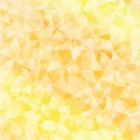 Vector geometrical background with triangles. Yellow low poly background for card, poster or wallpaper. Multicolor mosaic illustration