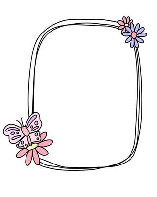 Doodle Flower Frame Vector Art Icons And Graphics For Free Download Doodle Flower Frame Vector Art Icons And Graphics For Free Download