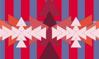 papel pintado de formas triangulares y mixtas vector