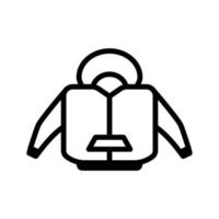 Jacket icon. Suitable for clothes icon. line icon style. Simple design editable vector