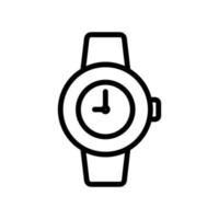 icono de reloj adecuado para el icono de accesorios. estilo de icono de línea. diseño simple editable vector