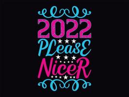 Happy new year t-shirt design file vector
