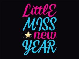 Happy new year t-shirt design file vector