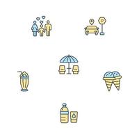 Entertainment icons set . Entertainment pack symbol vector elements for infographic web