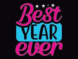 Happy new year t-shirt design file vector
