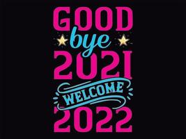 Happy new year t-shirt design file vector