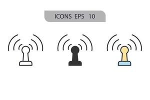 wifi iconos símbolo elementos vectoriales para infografía web vector