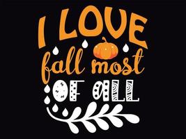 Hello fall t-shirt design vector