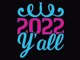 Happy new year t-shirt design file vector