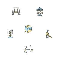 Entertainment icons set . Entertainment pack symbol vector elements for infographic web