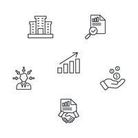 outsourcing icons set . outsourcing pack symbol vector elements for infographic web