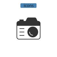 fotógrafo iconos símbolo vector elementos para infografía web