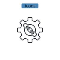 coding icons  symbol vector elements for infographic web