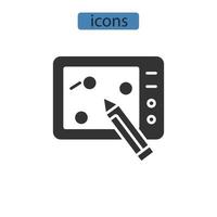 illustrator icons  symbol vector elements for infographic web