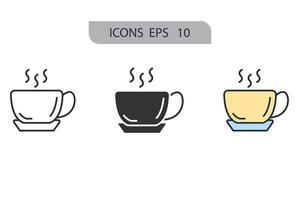 break icons  symbol vector elements for infographic web