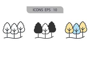 garden icons  symbol vector elements for infographic web