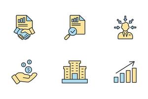 outsourcing icons set . outsourcing pack symbol vector elements for infographic web