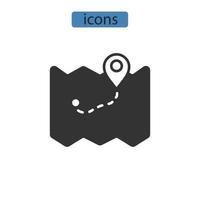 map icons  symbol vector elements for infographic web