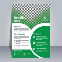 Corporate Flyer Template vector