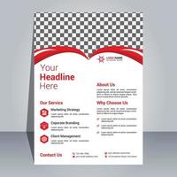 Corporate And Creative Flyer Design Template, Modern And Professional Flyer Design, Simple And Minimal Flyer Template, Flyer Design Template vector