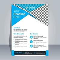 Corporate And Creative Flyer Design Template, Modern And Professional Flyer Design, Simple And Minimal Flyer Template, Flyer Design Template vector