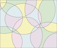 fondo abstracto de formas geométricas suaves multicolores vector