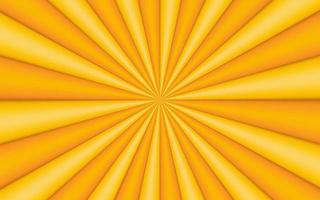 rayos de sol estilo vintage retro sobre fondo amarillo, patrón cómico con fondo 3d de rayos de sol. rayos ilustración de vector de banner de verano