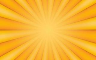 Sun rays retro vintage style on yellow background, Comic pattern with sunburst 3d background. Rays. Summer banner vector illustration