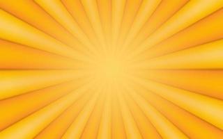 Sun rays retro vintage style on yellow background, Comic pattern with sunburst 3d background. Rays. Summer banner vector illustration