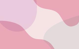 Fashion stylish templates abstract shapes and line in pink pastel colors. Neutral background in minimalist style. Contemporary vector Illustration