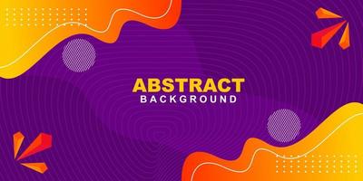 Abstract colorful violet, red and orange gradient geometric background texture illustration for banner, social media template, poster and flyer template vector