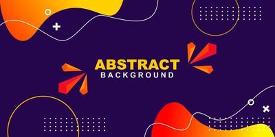 Abstract colorful violet, red and orange gradient geometric background texture illustration for banner, social media template, poster and flyer template vector