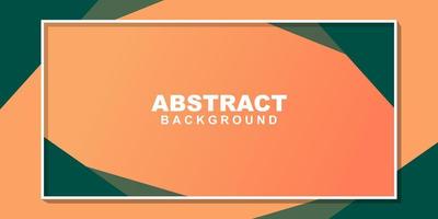 Blank rectangle colorful abstract frame background. Good for banner, social media template, poster and flyer template vector