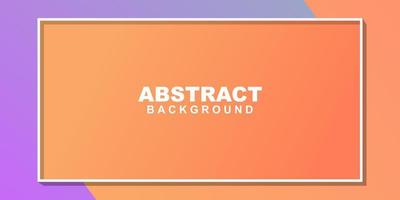 Blank rectangle colorful abstract frame background. Good for banner, social media template, poster and flyer template vector