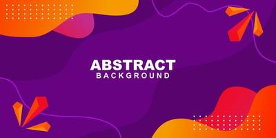 Abstract colorful violet, red and orange gradient geometric background texture illustration for banner, social media template, poster and flyer template vector