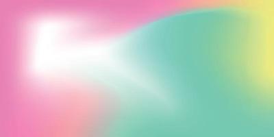 Bright summer gradient background in pink, yellow, green and blue. Good for banner, social media template, poster and flyer template vector