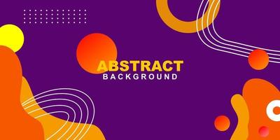 ilustración de textura de fondo geométrico degradado violeta, rojo y naranja abstracto para banner, plantilla de medios sociales, póster y plantilla de volante vector