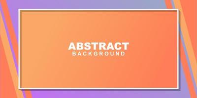 Blank rectangle colorful abstract frame background. Good for banner, social media template, poster and flyer template vector