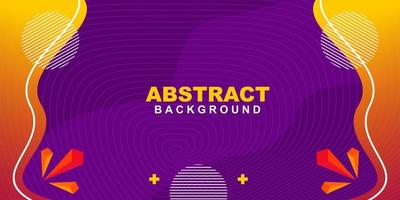 Abstract colorful violet, red and orange gradient geometric background texture illustration for banner, social media template, poster and flyer template vector