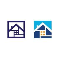 Real estate and home buildings vector logo icons template