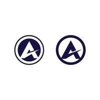 A Letter Logo font design, Template vector