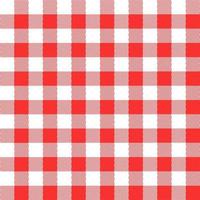 Red and white seamless pattern, Checkered texture. Vector illustration.