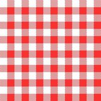 Red and white seamless pattern, Checkered texture. Vector illustration.